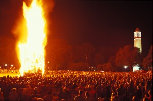 UA Homecoming Bonfire
