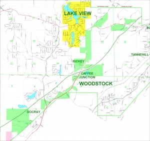 Lake View/Woodstock City Limits